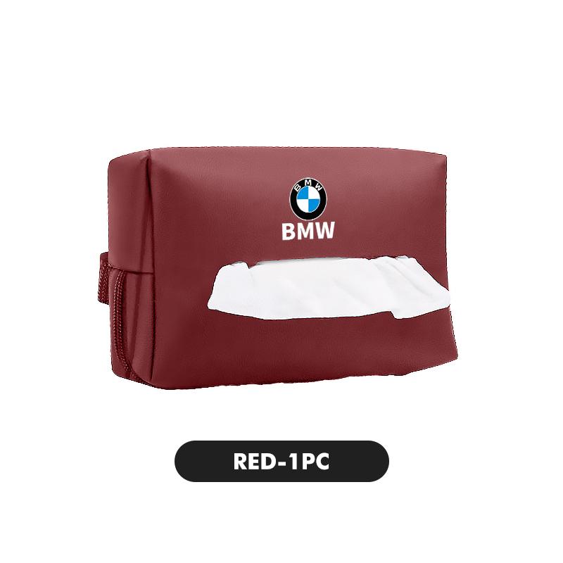 Car Paper Towel Bag Headrest Decor Tissue Seat Back Paper Box For BMW G30 G20 M3 M5 E91 E92 E93 E36 E70 X3 X4 X5 X1 E39 F30