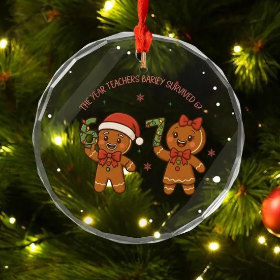 Santa říká šest sedm vánoční ozdoba vtipný 67 meme závěsná ozdoba vánoční vtipný dárek pro přátele rodinu