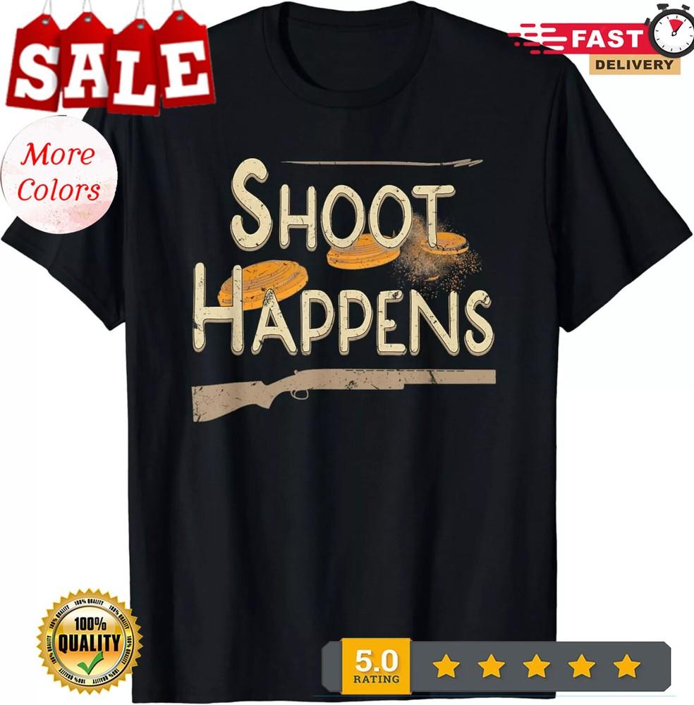 2025/Clay Target Shooting Skeet Trap Sporting Clays T-Shirt Gift Unisex T-Shirt Unisex T-Shirt XXXXL