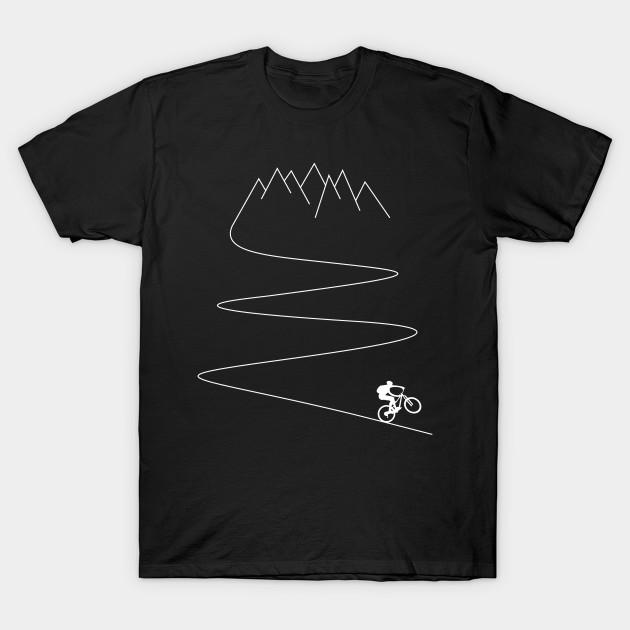 

Men Black Print T-shirt Mountain Bike Cycling Bicycle Gift Mountain Biker No-Cut Transfer Paper Print Cotton Tshirt 4XL чорний