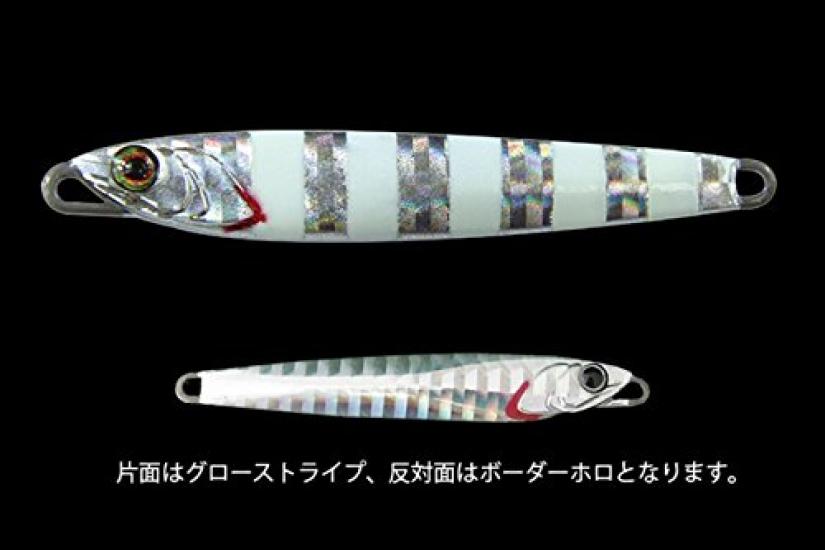 JACKALL Metal Jig Raspatine TG 76mm 80g Glow Holo Lure Stripe/Border