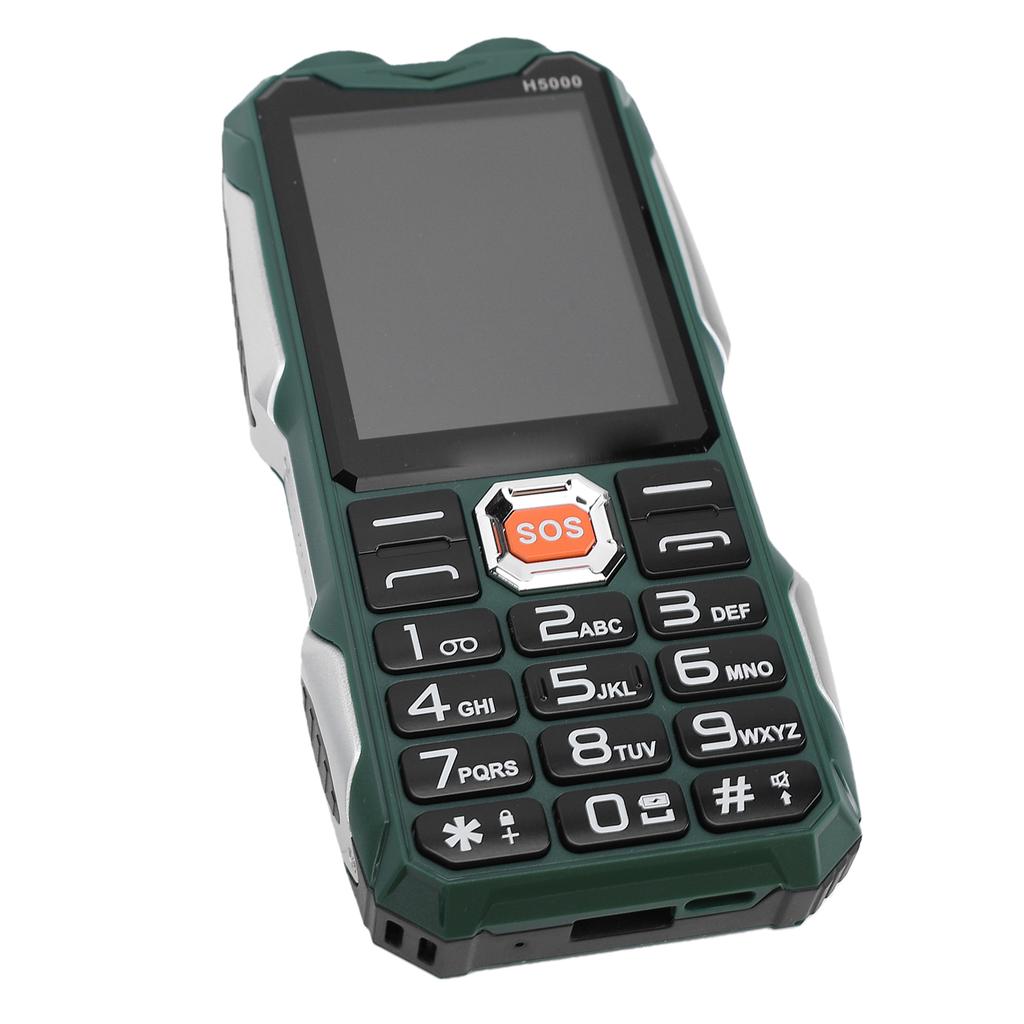 Unlocked 2G Phone Dual SIM Large Key Cell Phone with 2.8 Inch Screen 20000mAh Battery SOS MP3 Bluetooth FM Function