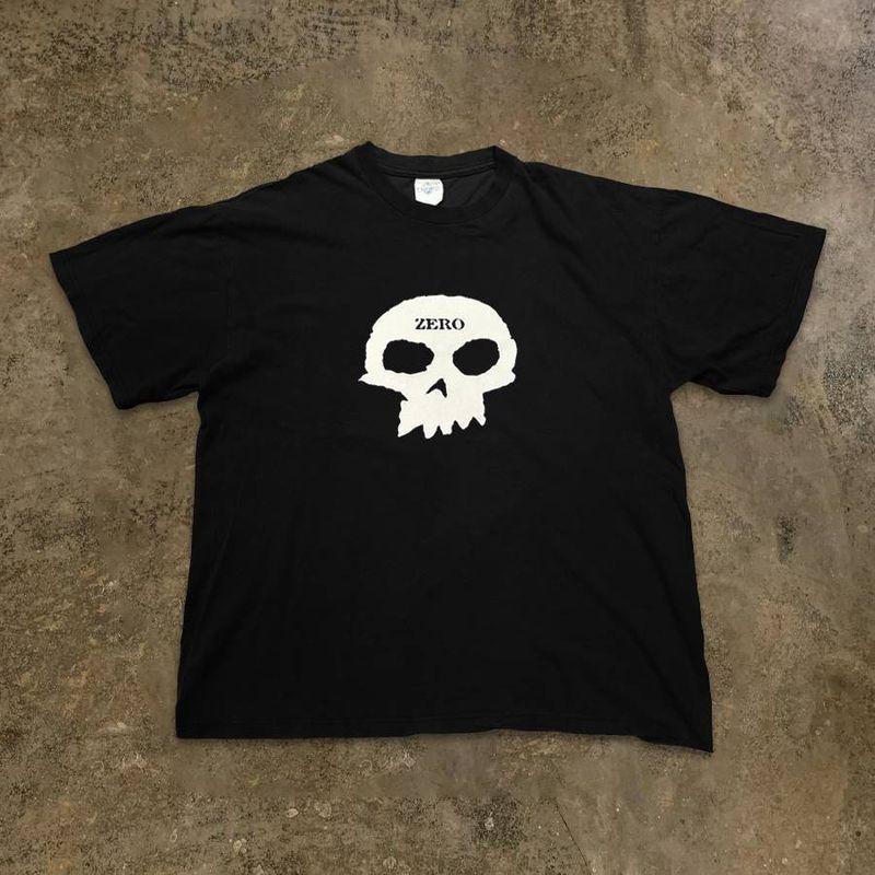 

Зарабатывайте деньги на благотворительность 260 г Тяжелый вес Чистый хлопок! Американский Винтажный Стиль Амекадзи Нишевый Стиль Череп Black L [260g Heavy weight pure cotton]]