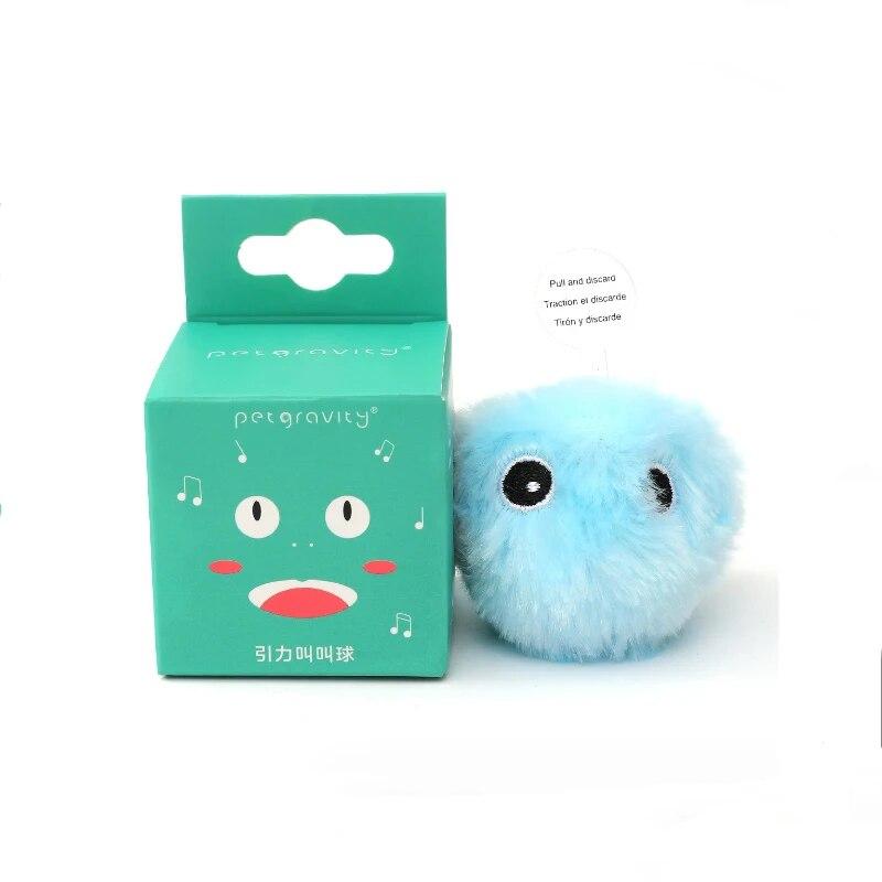 Smart Cat Ball Toys Plush Electric Catnip Training Toy Kitten Touch Sounding Squeaky Supplies Pet Products Toy For Cats