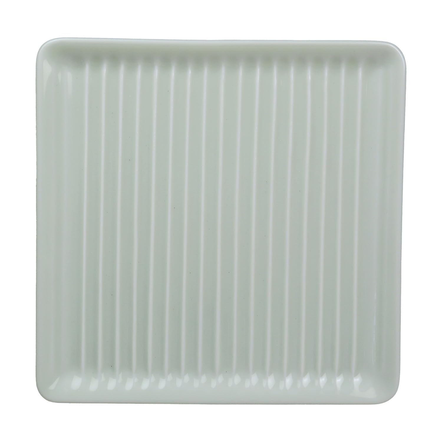 

Yuuki Roman Convenient Bread Scandinavian Fried Sashimi Moisture and Hasami Made in Japan 1 Plate, Toast, Steam-Resistant, 15.5cm, Stylish, Design, слоновая кость