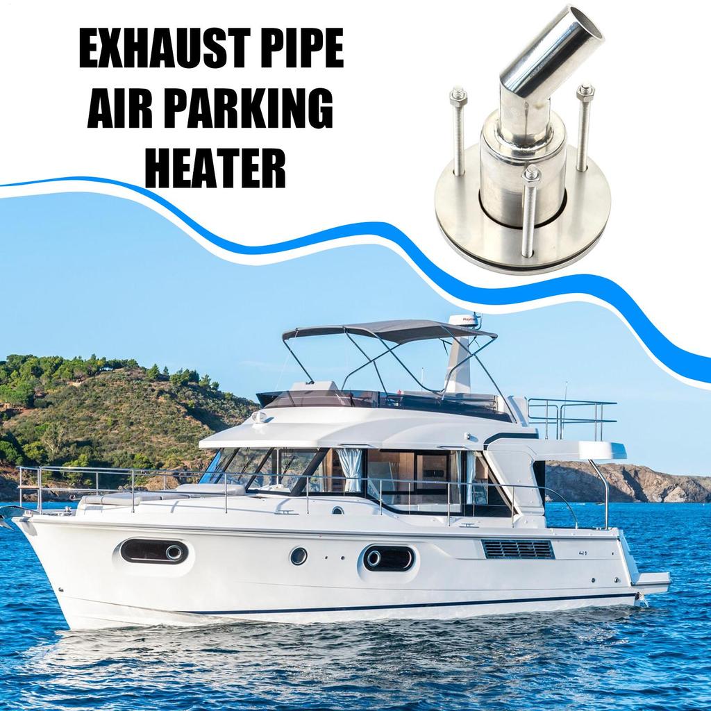 22mm 24mm Thru Hull Fitting 316 Stainless Steel Exhaust Connector Socket for Boat Yacht Marine Engine, Marine Grade Hardware Kit