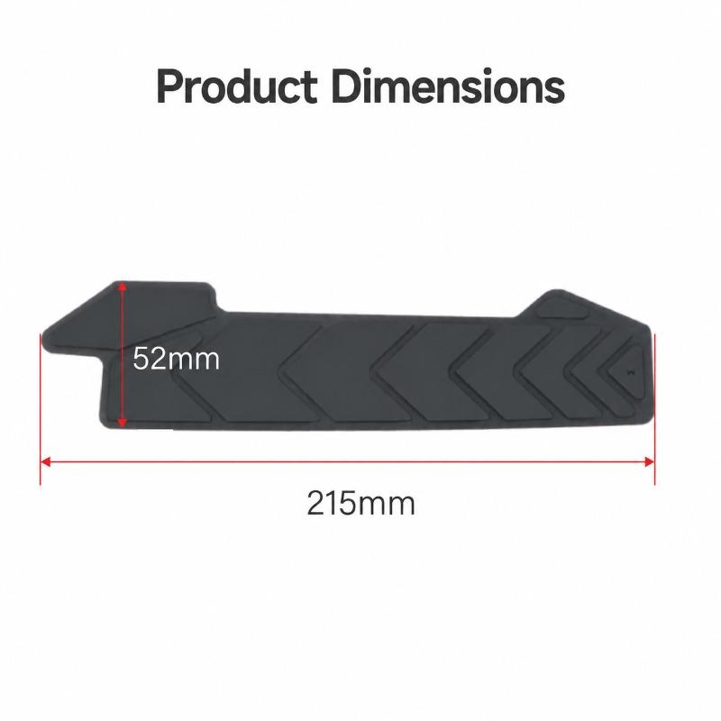 Bicycle Chain Guard Pad Frame Protector Silicone Cushion Mountain Road Bike Anti-scratch Film Shockproof Soft Buffer