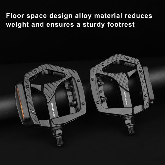

Yousheng 1 пара велосипедных педалей с герметичными подшипниками, полая конструкция, нескользящий универсальный резьбовой порт, простая установка, педали для горного велосипеда, аксессуары для велоспорта