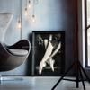 Alb-negru Ballet Girl Balerina Postere și imprimeuri Dansatoare Pânză Pictură Artă de perete Imagine pentru camera de zi decor acasă