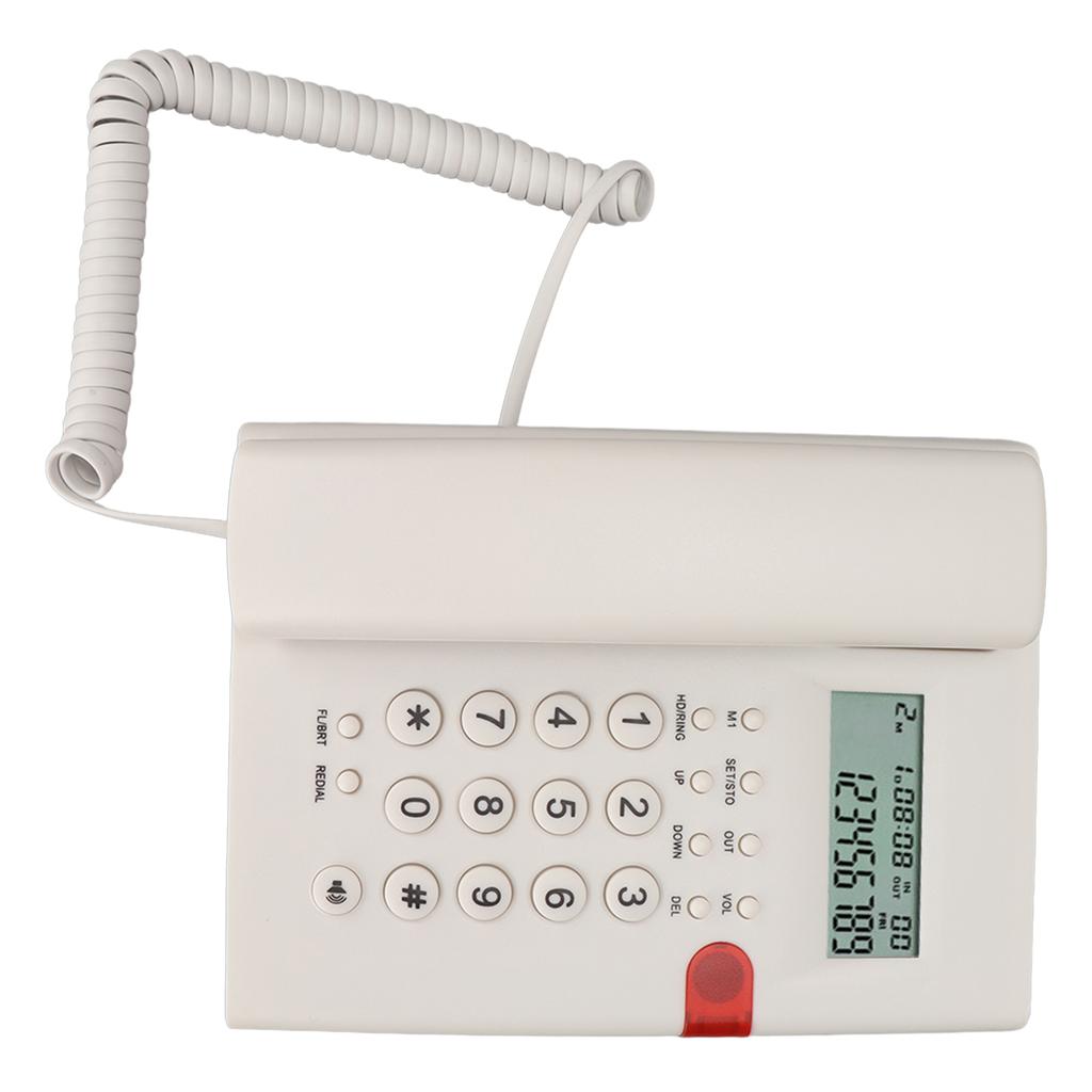 K010A-1 Corded Phone Caller ID Function Hands Calling Desktop Landline Phone for Hotel