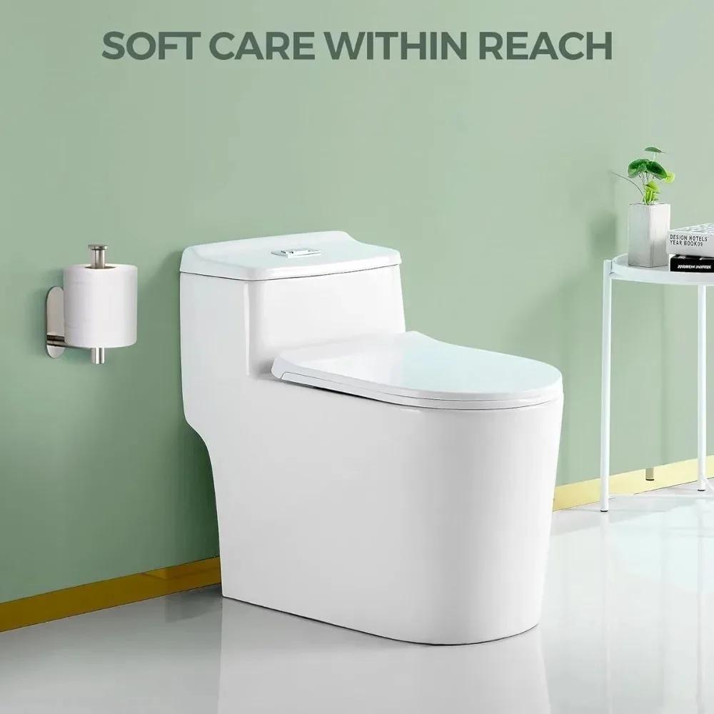 No Drill Stainless Steel Toilet Paper Holder Strong Adhesive Wall Mount Rustproof Bathroom Tissue Roll Dispenser Space Saving