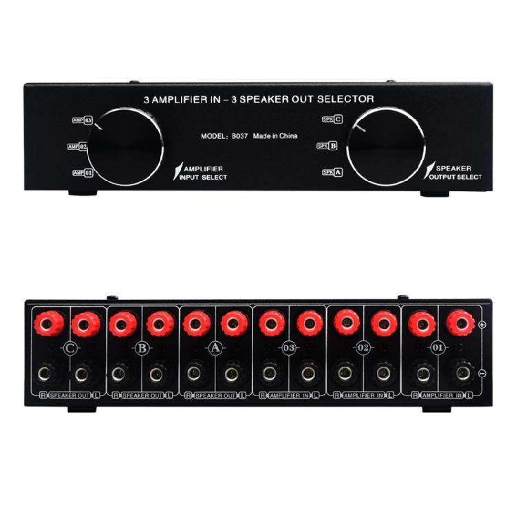 Easy Signal Switching Converters 3 Amplifiers In 3 Speaker Out Selector