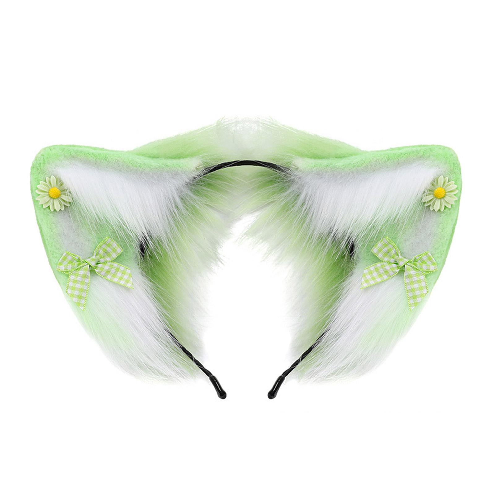 

Sweet Animal Ear Shape Tiara Women Students Cosplay LinaBell Hairband Fox Ears Headbands Plush Cartoon Hair Hoop 1