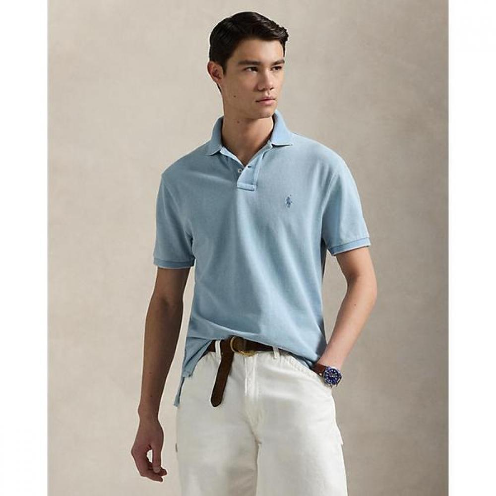 Polo Ralph Lauren Mens Custom Slim Fit Indigo Mesh Polo Shirts Mnpokni1n823236400 S