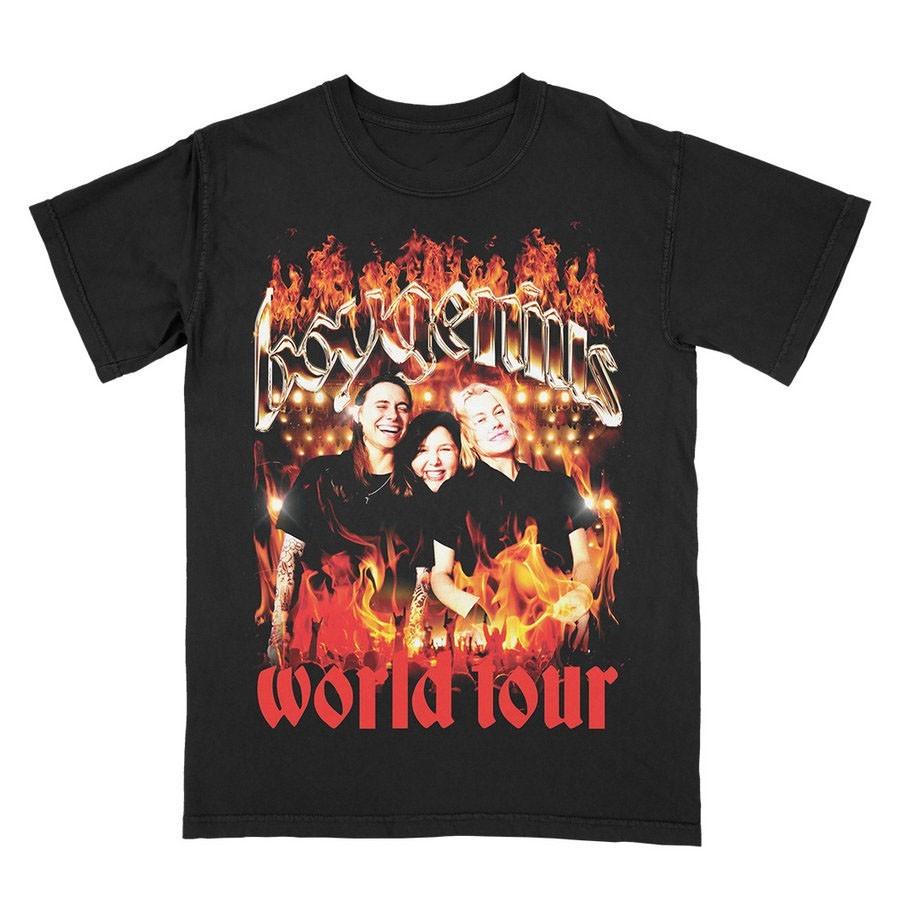 Vtg Boygenius Band World Tour Cotton Black S-5XL Unisex Classic Shirt MC793 XL