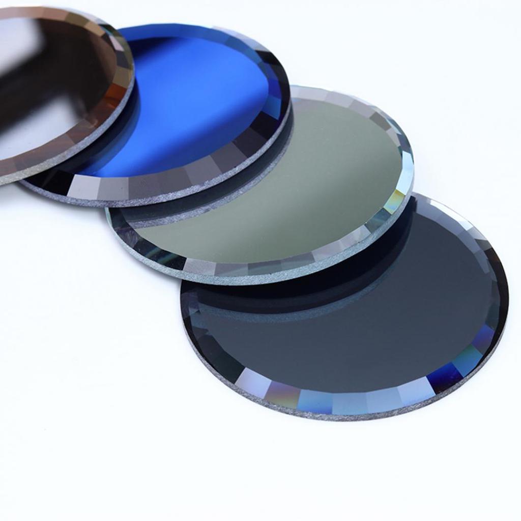 Mirror Glass Palette False Nail Tips Display