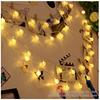 Luces LED decorativas para exterior, guirnalda de luces para camping, fiestas y Navidad