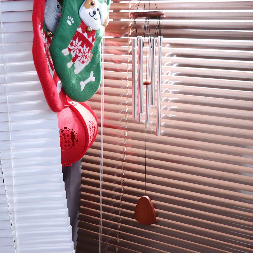 Large Metal Aluminum Wind Chime Retro Wall Hanging Bells Serenity Wind Bell Front Door