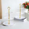 Odor-free Dessert Display Stand Elegant 3-tier Cupcake Stand Holder for Tea Party Wedding Baby Shower Dessert Table Display Rack