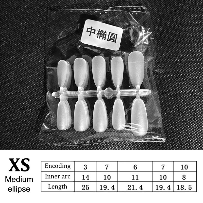 100Pcs Press On Nail Tips Full Cover Ultra-Thin False Nails Patches Gel Nails Extension System Clear Fake Nails Art Accessories