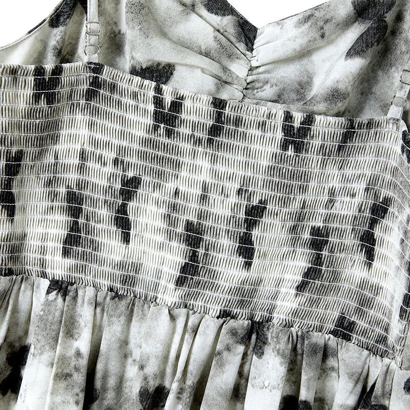 Women's Butterfly Print Cami Midi Dress