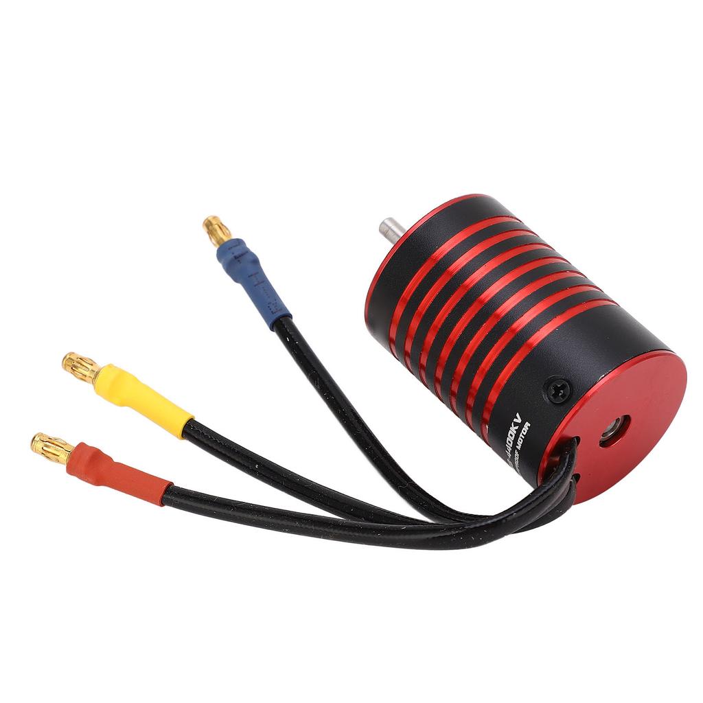 GTSKYTENRC 2838 Silnik bezszczotkowy 4 bieguny RC Silnik bezszczotkowy do 114 116 RC Część samochodowa Czarny Czerwony