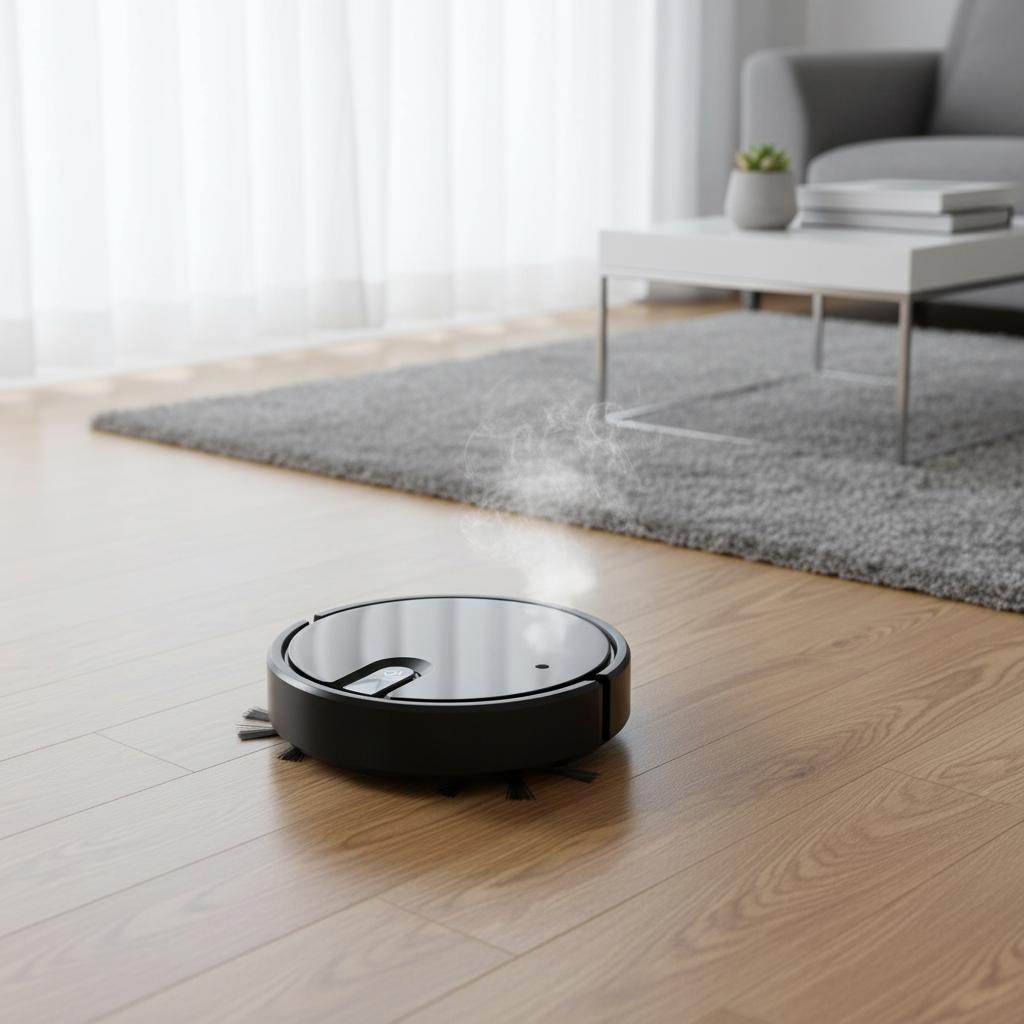 1pc Robotic Vacuum Cleaner Integrated Humidifier Spray For Household Floor Cleaning Tools Smart Navigation Vacuum Cleaner