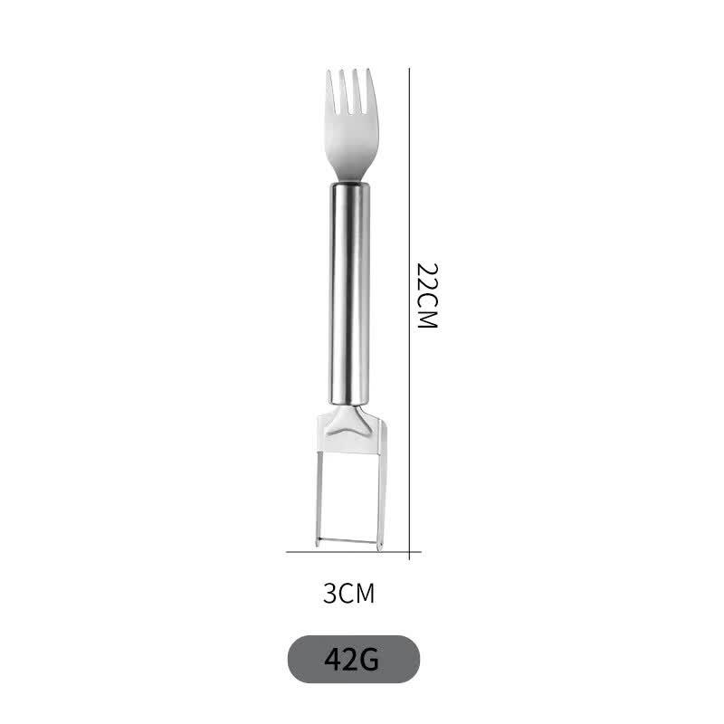 DREAN Stainless Steel Watermelon Slicer & Fork Set
