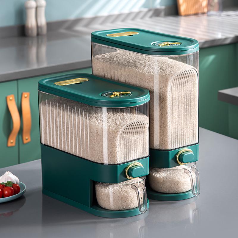 Moisture-Proof, Insect-Proof Rice Storage Box - Sealed, Food-Grade Container for Household Use