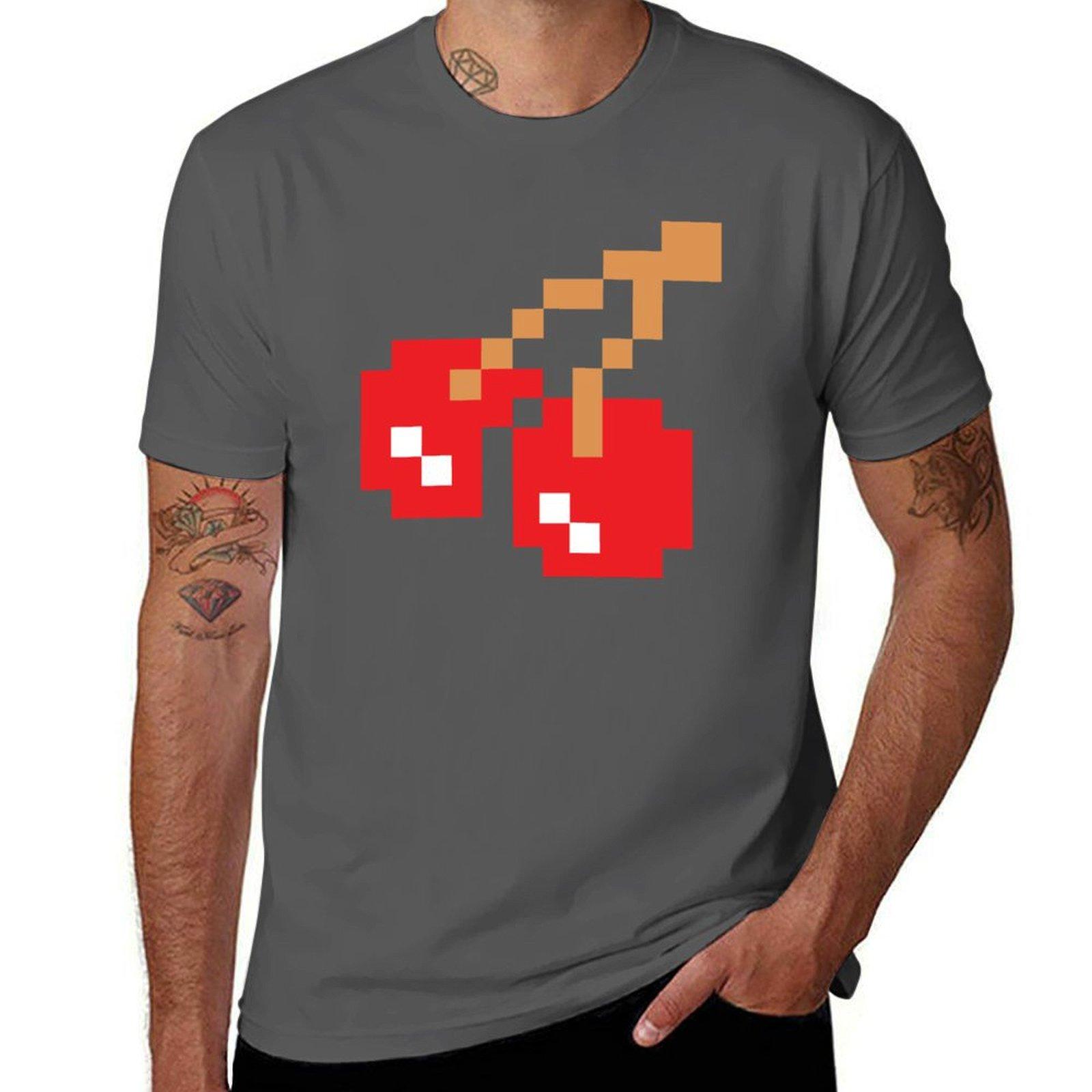 

8-Bit Cherry T-Shirt man t shirt designer man t shirts graphic t shirts designer T-Shirt 4XL