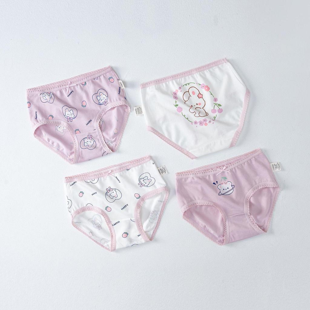 Girls' Custom Anti-Chafing Antibacterial Boxer Briefs & Triangle Shorts - 3 Pack