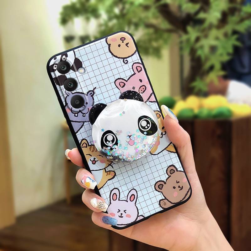 Rotatable stand Kickstand Phone Case For Samsung Galaxy M56 5G/SM-M566B Simplicity cute Durable Skin feel silicone TPU