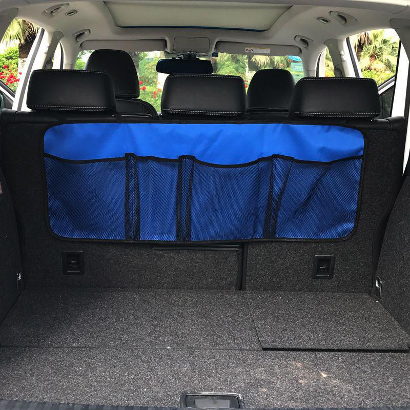 Large Capacity Car Trunk Storage Bag with Net Pocket and Cartoon Design