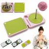Crochet And Knitting Tool Portable Yarn Spinner, Rotating Holder Accessory Storage Crafting Box, Detachable Foldable Spinner for Lovers Beginners