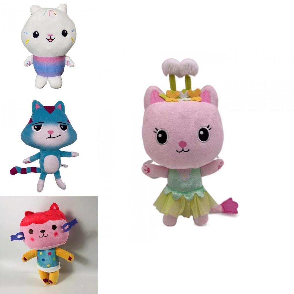 Adorable Gabby Dollhouse Plush Toy Mercat Cartoon Stuffed Animal Mermaid Cat Plushie Doll