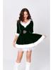 Auf Lager Weihnachts-Königin Kostümkleid für Damen für Erwachsene - Ideal für Fotos und Auftritte