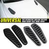 2pcs Universal Motors Engine Hood Ventilation Port Car Fake Air Outlet Decoration Modification Airflow Intake Hood Accessories