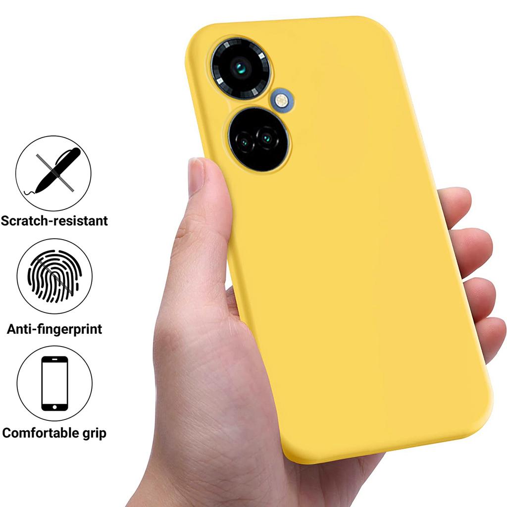 Liquid Silicone Phone Case for TECNO Camon 19 4G/19 Pro 4G/5G,Soft Touch Lining Protective Cover