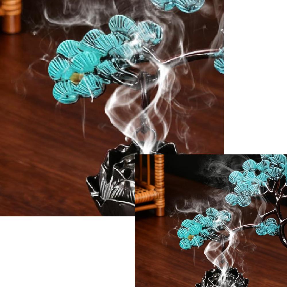 

Welcome Pine Chinese Aromatherapy Ornaments Home Indoor Creative Incense Burner Sandalwood Hanging Burner Incense Tea Ceremony CN