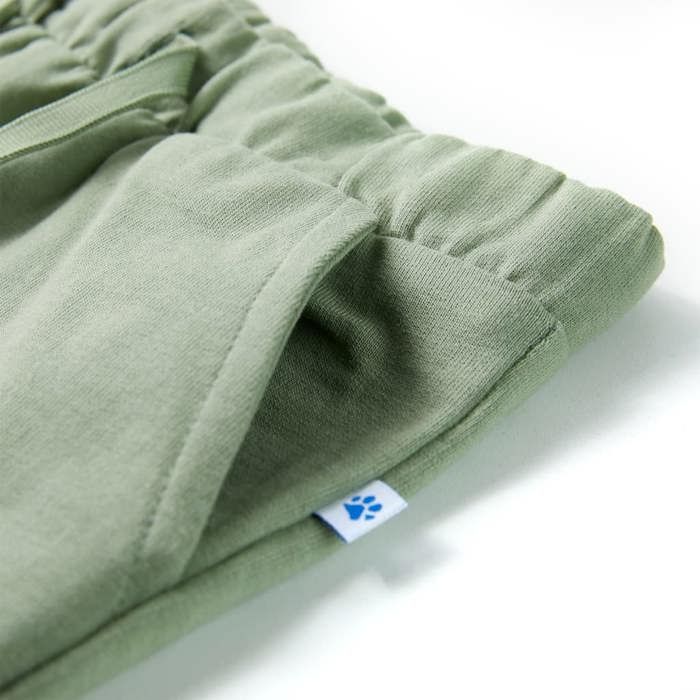 Short pour enfants avec cordon de serrage kaki clair 92/104/116/128/140