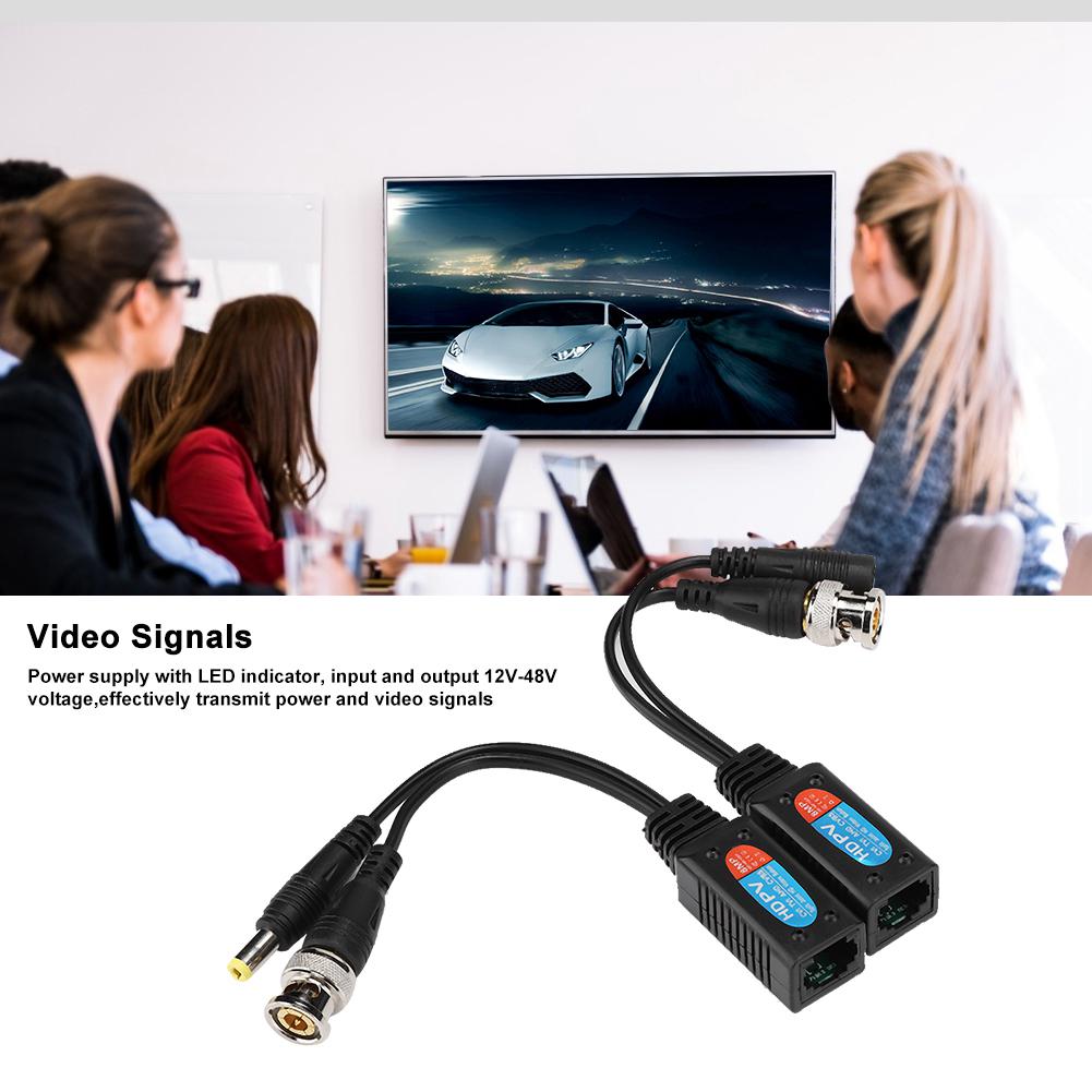 8MP CVIAHDTVICVBS Video Power Balun Transceive Twisted Pair Transmitter 12?48V