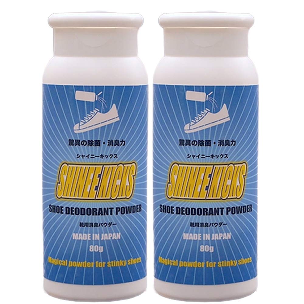 

от Shiny Kicks Дезодорирующий порошок для обуви Контроль запаха обуви и ног [Набор 2 шт.], Дезодоратор,