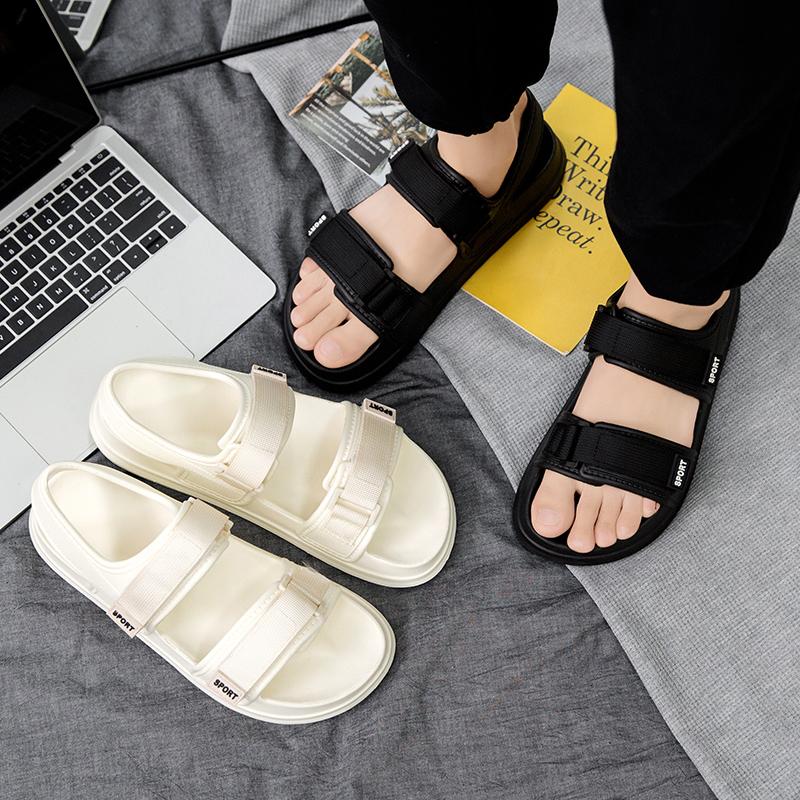 Fashion New  Unisex Sandals Comfortable Hook Loop Platform Sandals Men Outdoor Lightweight Beach Sandals For Men sandalias hombre