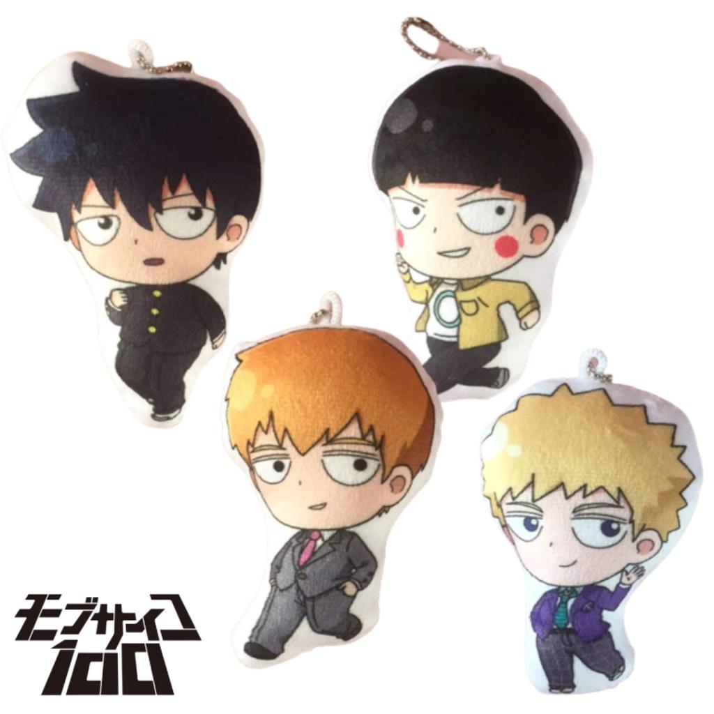 Anime Plush Pillow Featuring Mob Psycho 100's Reigen Arataka And Kageyama Shigeo