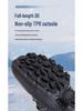 Men's Plus Size High-Top Snow Boots: Winter Warm, Thickened Velvet Lining, Ideal for Hiking