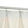 VidaXL Rideaux occultants avec crochets 2 pcs Velours Crème 140x245 cm