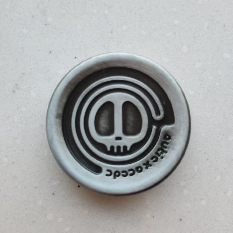 Alloy Magnetic Push Coin Haptic Push Card Sensory Toy Mini Fidget Stress Reducing Toys Hand Relieving Decompression Gadgets