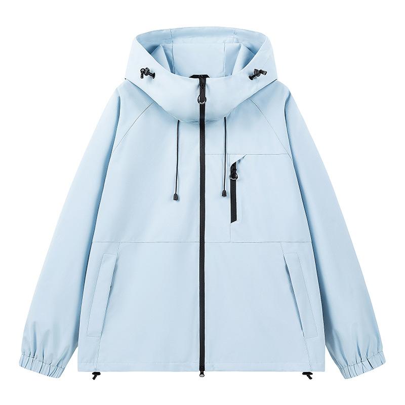 Bergjacke Winddicht und Warm Paarkleidung Frühling und Herbst Outdoorjacke Kapuzen-Bergsteigerjacke