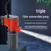 Compact Turtle & Fish Tank with Built-in Three-in-One Filter: Circulation, Water Change, & Oxygenation.