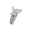 European American Hip-Hop Butterfly Zircon Navel Ring